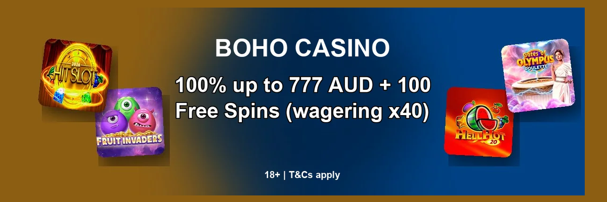 Boho Casino welcome offer
